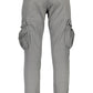 Gray Cotton Men Trouser