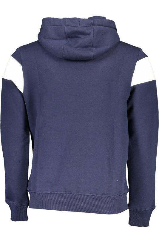 Blue Cotton Men's Hoodie
