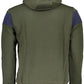 Green Cotton Men Sweater