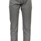 Gray Cotton Men Trouser