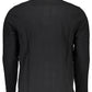 Black Cotton Men Polo Shirt