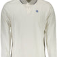White Cotton Men Polo Shirt