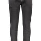 Black Cotton Men Sports Trousers