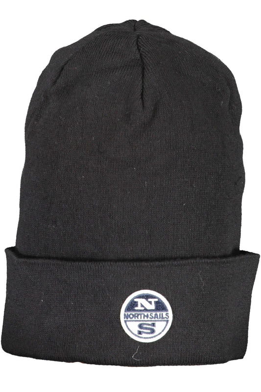 Black Cotton Men Cap