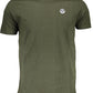 Green Cotton Men T-Shirt