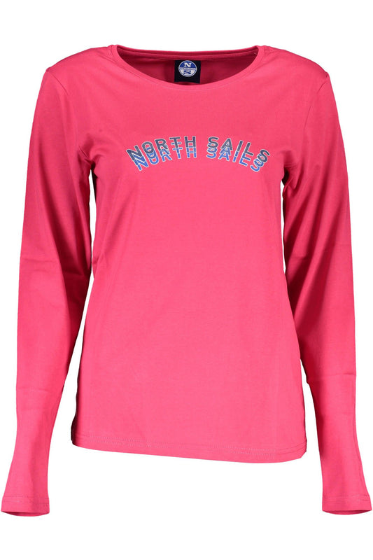 Pink Cotton Women T-Shirt