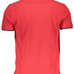 Red Cotton Men Polo Shirt