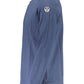Blue Cotton Men Polo Shirt
