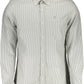 Gray Cotton Men Shirt