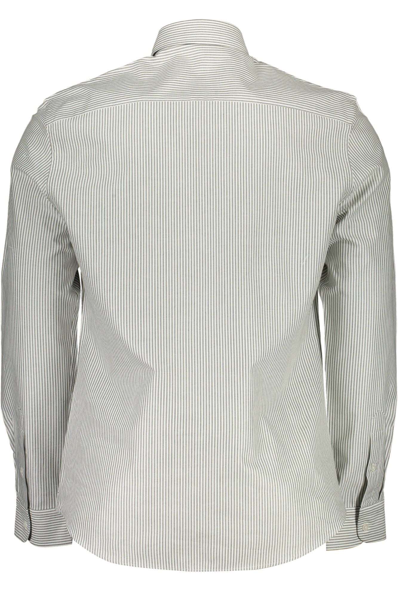 Gray Cotton Men Shirt