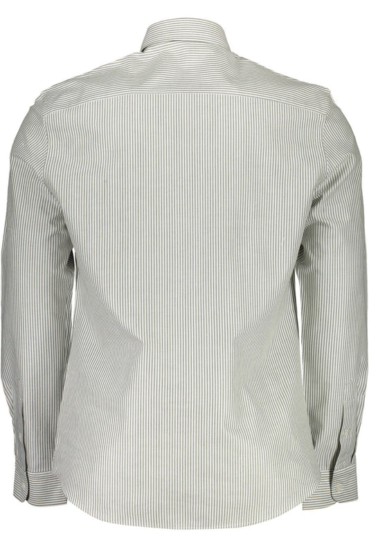Gray Cotton Men Shirt