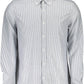 Blue Cotton Men Shirt