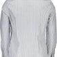 Blue Cotton Men Shirt
