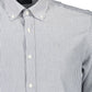 Blue Cotton Men Shirt