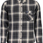 Black Cotton Men Shirt