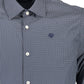 Blue Cotton Men Shirt