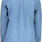 Light Blue Cotton Men Shirt