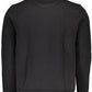 Black Cotton Men Sweater