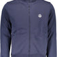 Blue Cotton Men Sweater
