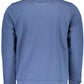 Blue Cotton Men Sweater