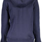 Blue Cotton Women Sweater