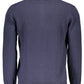 Blue Wool Men Sweater