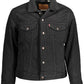 Black Cotton Men Jacket