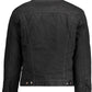 Black Cotton Men Jacket