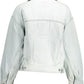 Light Blue Cotton Women Jacket