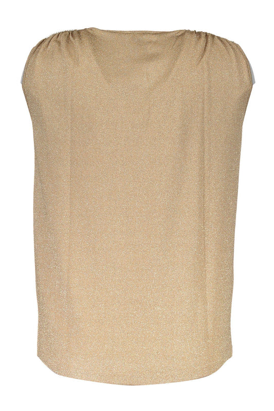 Gold Viscose Women Top