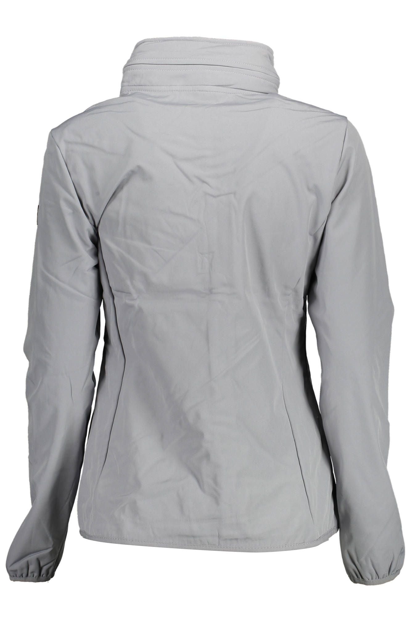 Gray Polyester Women Jacket