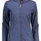 Blue Polyester Women Jacket
