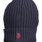 Blue Wool Men Cap