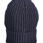 Blue Wool Men Cap