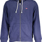 Blue Cotton Men Sweater