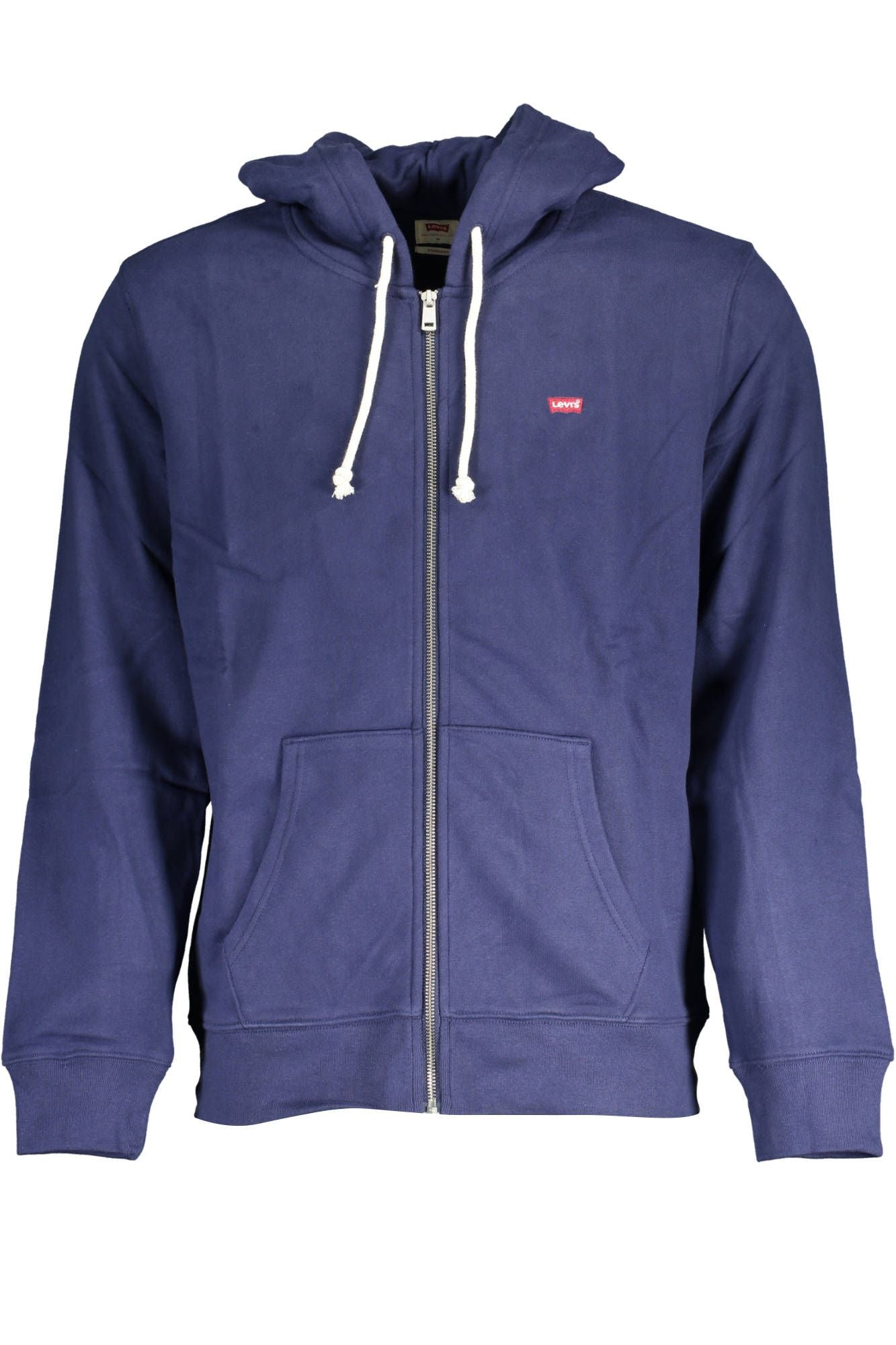 Blue Cotton Men Sweater
