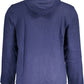 Blue Cotton Men Sweater