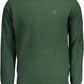 Green Wool Men Sweater