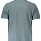 Green Cotton Men Polo Shirt