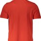 Red Cotton Men Polo Shirt