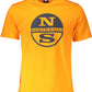 Orange Cotton Men T-Shirt