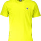 Yellow Cotton Men TShirt