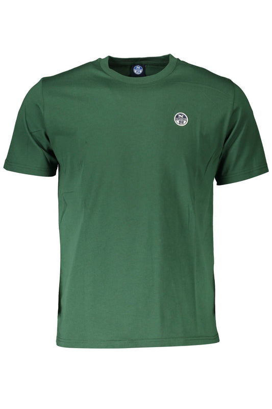 Green Cotton Men TShirt