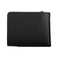 Black Polyurethane Men Wallet
