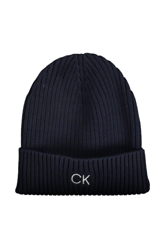 Blue Cotton Men Cap