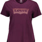 Purple Cotton Women T-Shirt
