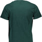 Green Cotton Men T-Shirt
