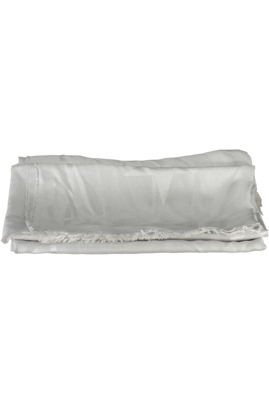 Gray Silk Men Scarf