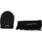Black Polyester Men Scarf