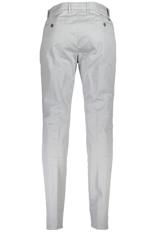 Gray Cotton Men Trouser